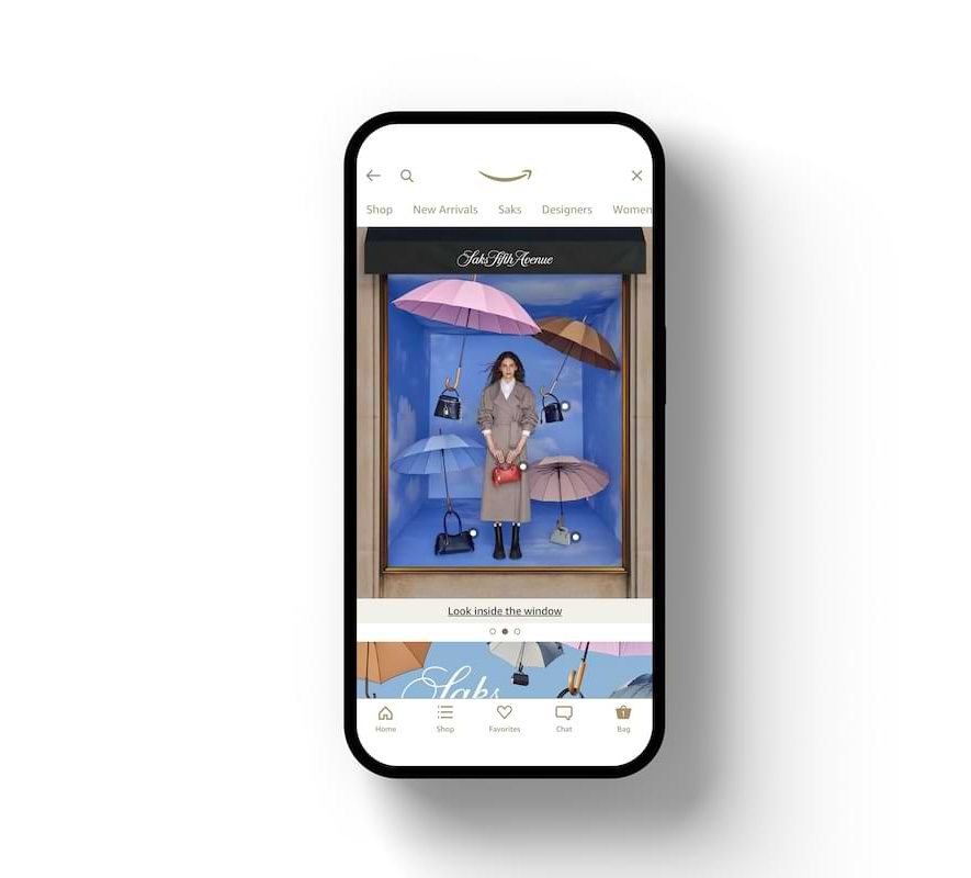Saks on Amazon Experience